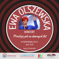 Koncert Ewy Olszewskiej z przebojami z dawnych lat