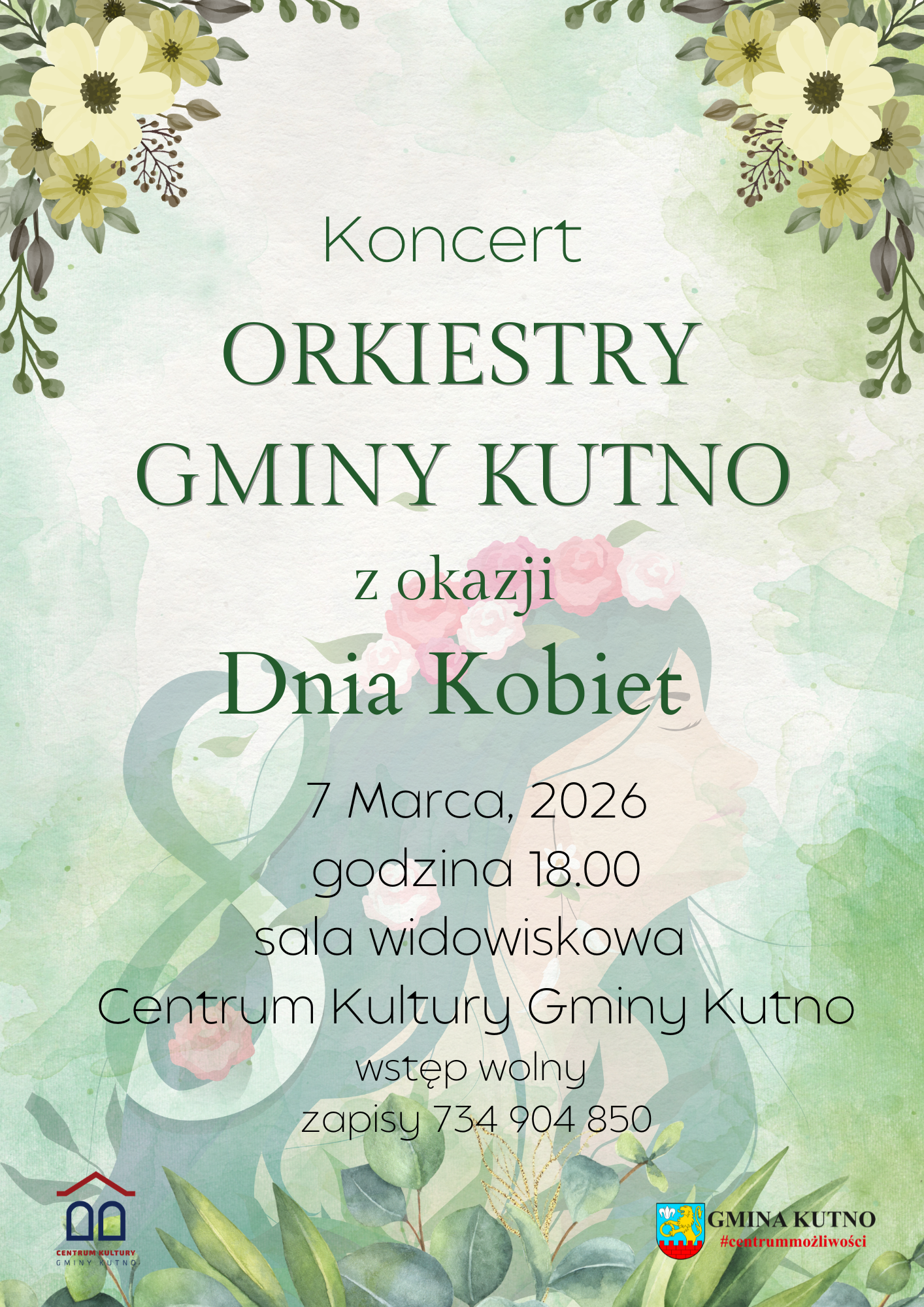 Green Floral International Womens Day Flyer 1