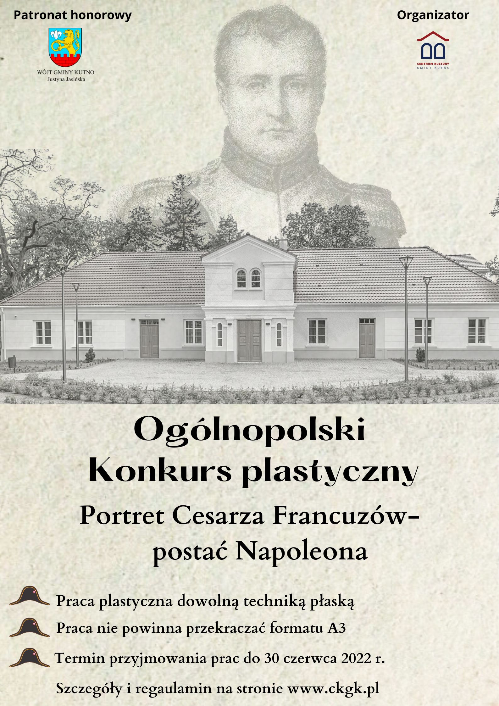 Sjena Napoleon Ilustracja Okładka Książki Plakat 2