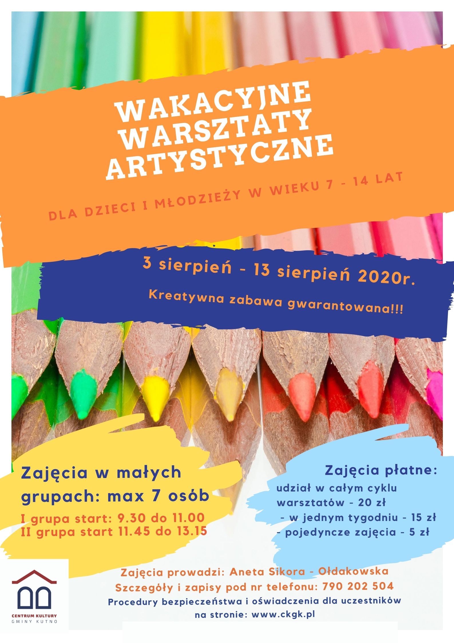 wakacyjne warsztaty artystyczne